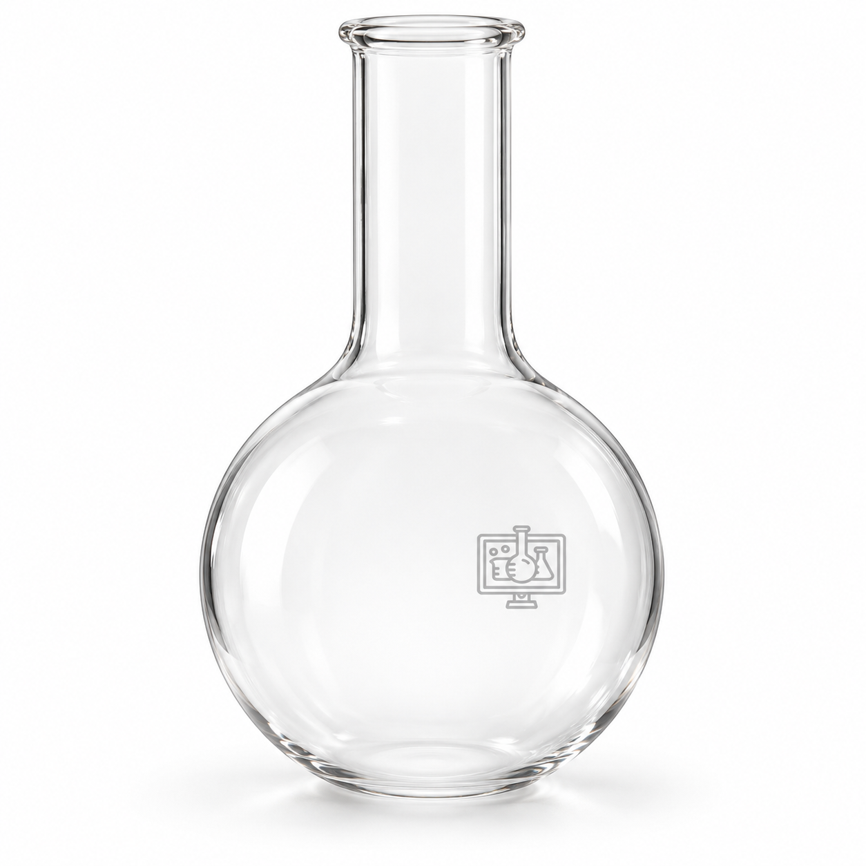 Quartz Flask (Round Bottom or Flat Bottom)