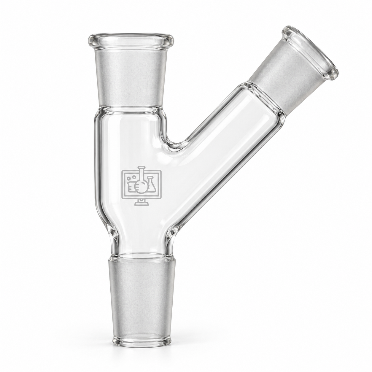 Two Necks, One Vertical and One at Angle Adapters
