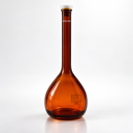 Volumetric Flask, Amber